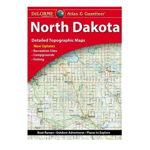 Garmin DeLorme Atlas And Gazetteer Paper Maps - North Dakota -Garmin Sales Store unnamed file 1023