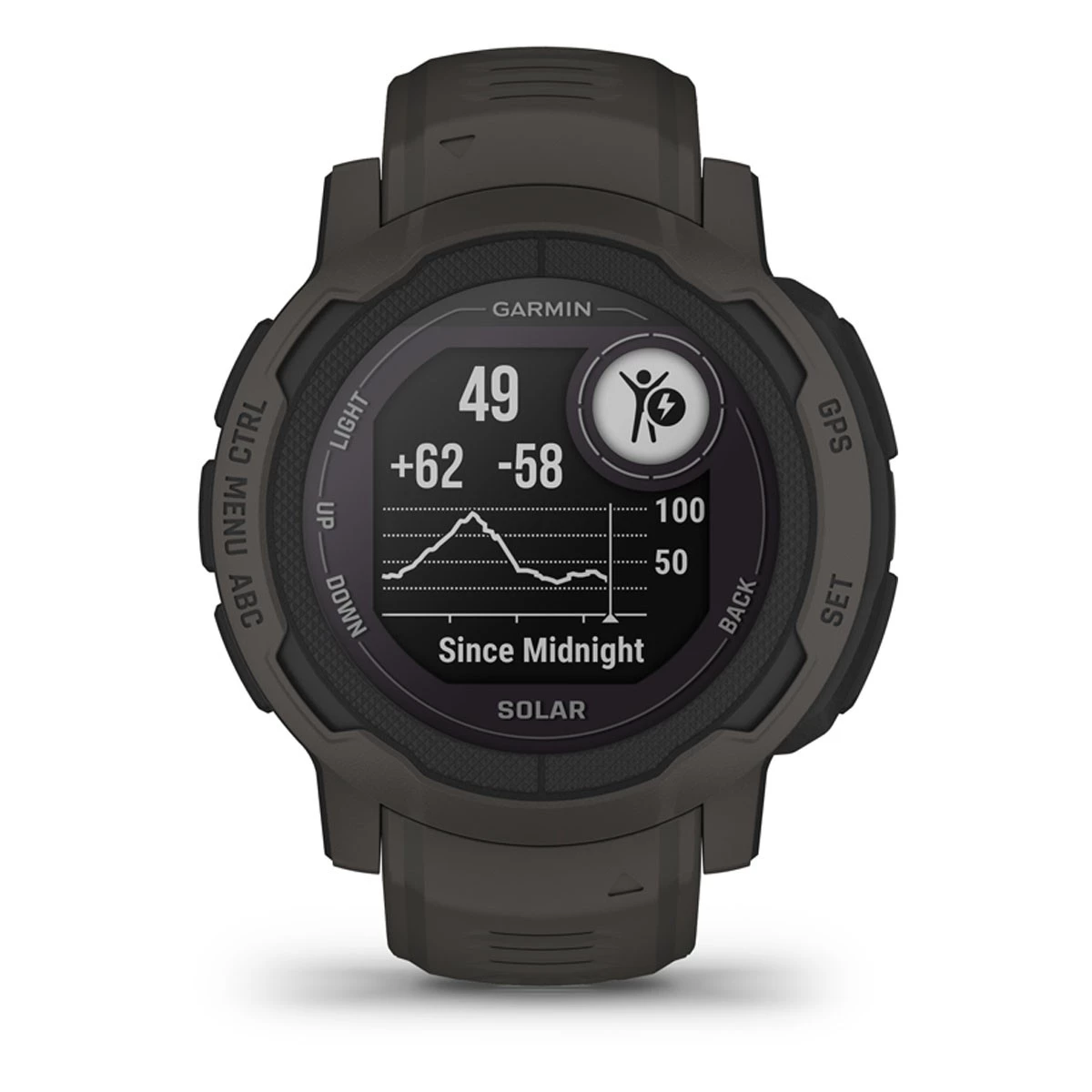 Garmin Instinct 2 Solar GPS Watch Graphite 11 Garmin Instinct 2 Solar GPS Watch Graphite - Image 11