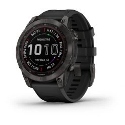 Garmin Fēnix 7 Sapphire Solar GPS Watch Black/dlc Titanium/black